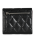 Chanel Classic Flap Wallet, &pound;475, Accessories, Black, Caviar Leather, Back view